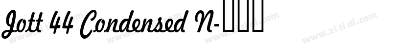 Jott 44 Condensed N字体转换